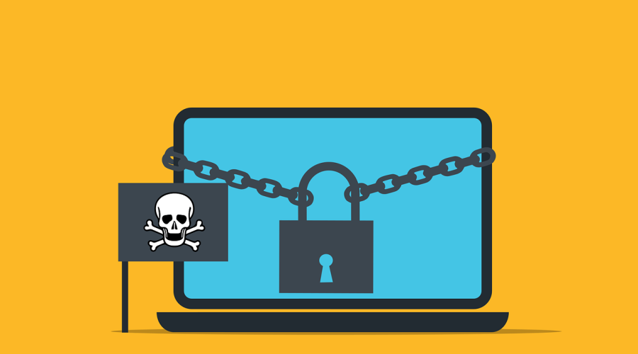 Free malware ransomware scam vector