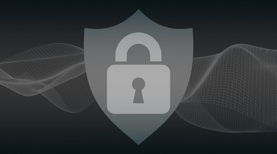 Free cybersecurity data security firewall illustration