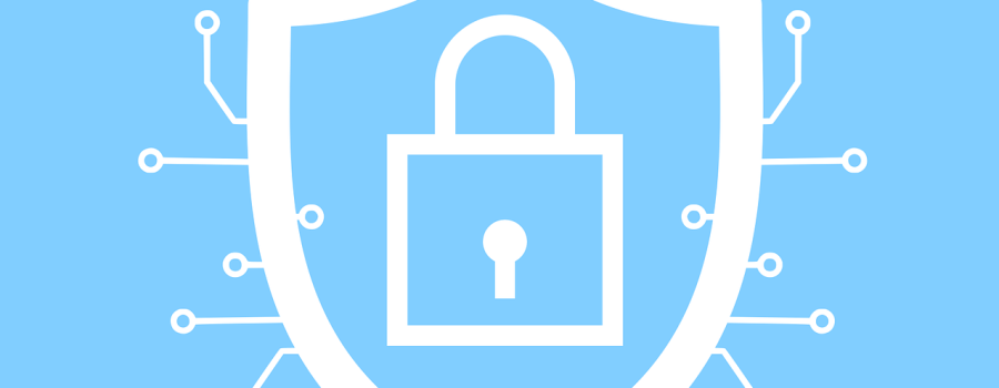 Free cybersecurity lock encryption vector
