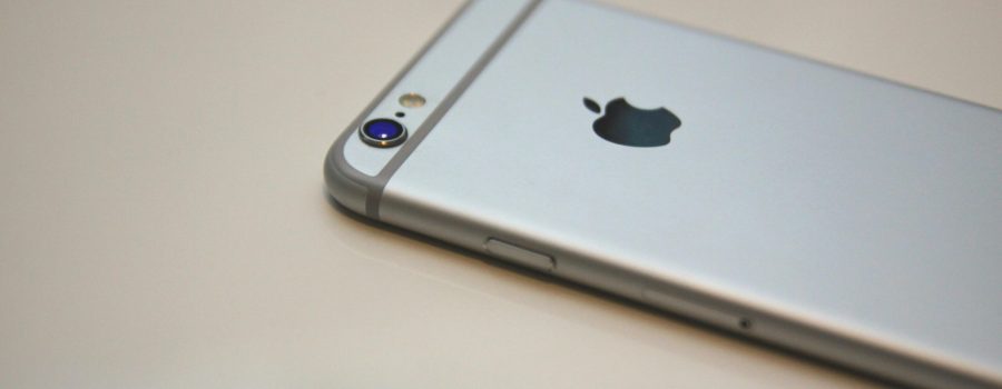Free Space Gray iPhone 6 Stock Photo