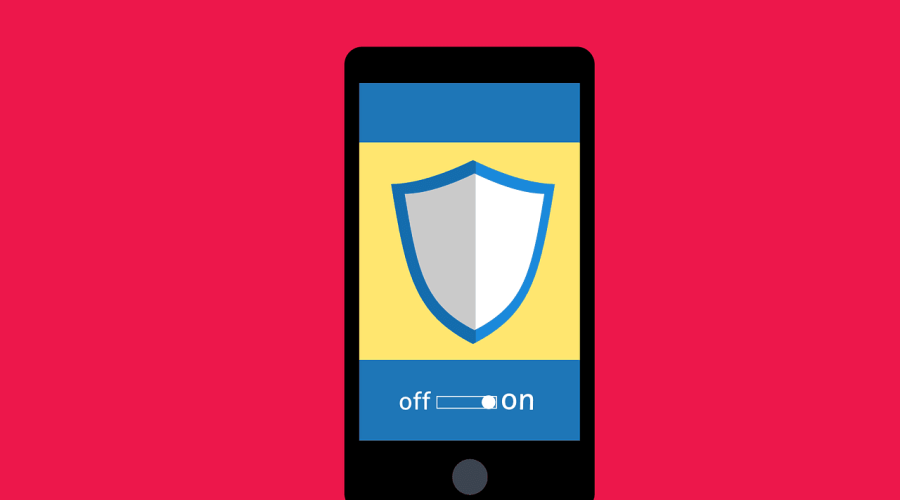 Free cyber security phone login vector