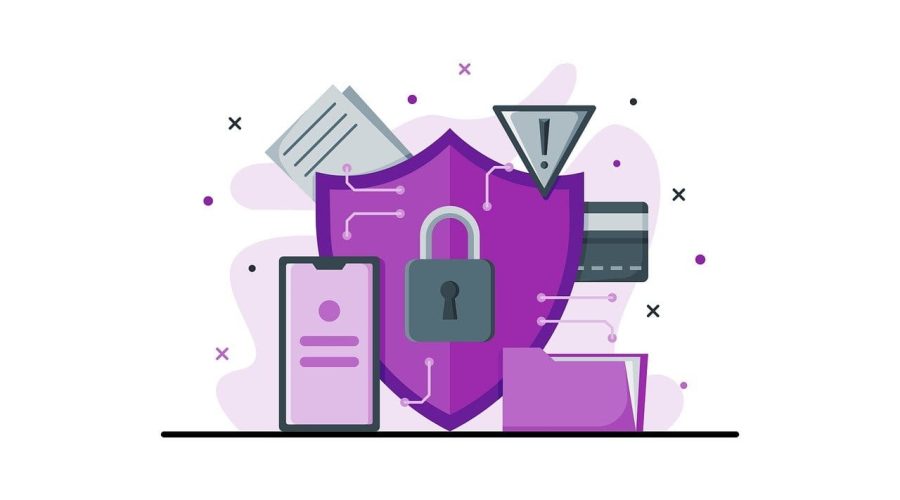 Free internet security digital vector