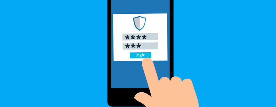 Free password login sign vector
