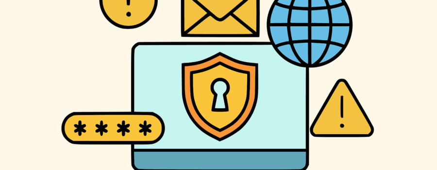 Free cybercrime security scam vector