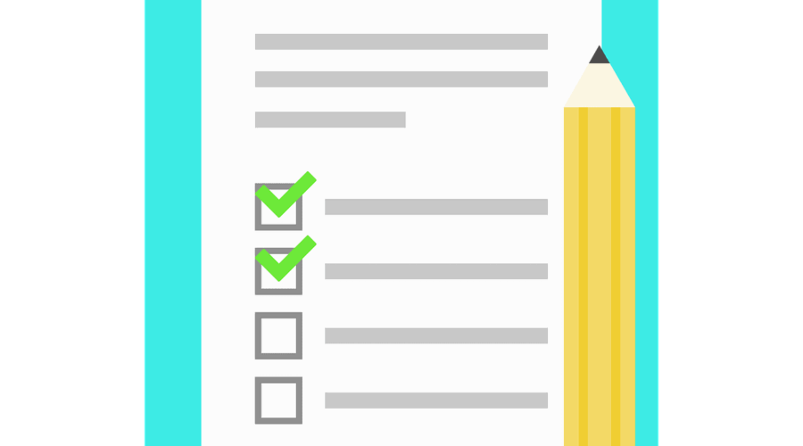 Free list notes icon illustration