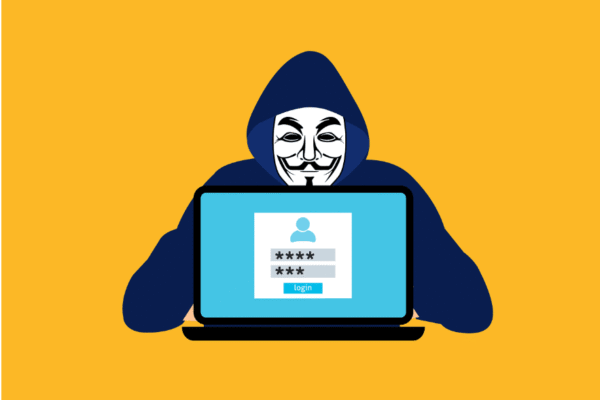Free hacker anonymous cybersecurity vector