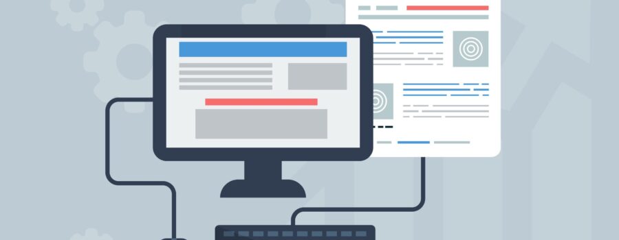 Free web design user interface website illustration